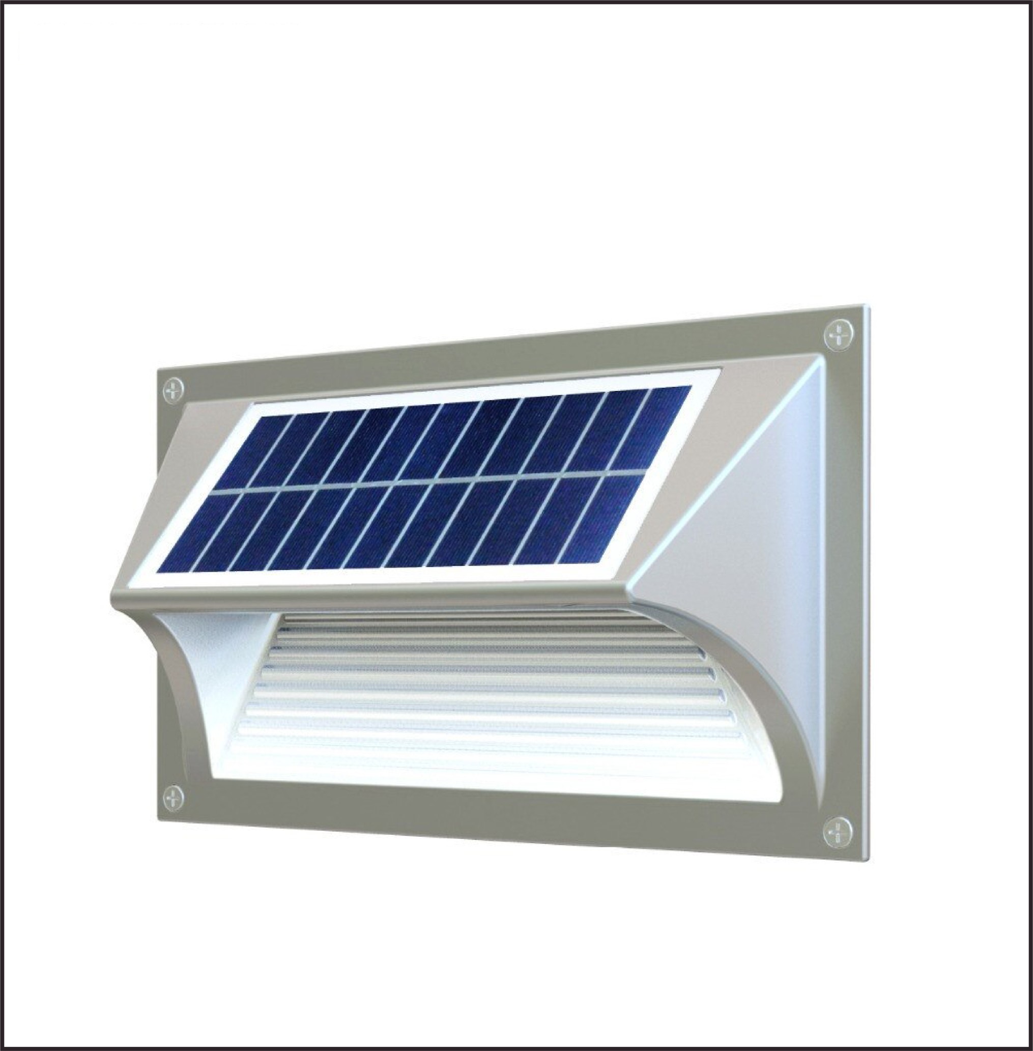 LED Solarcell WSL-02 1W Warmwhite โคมโซล่าเซลล์แอลอีดี ไม่ต้องจ่ายค่าไฟ ติดผนัง กำแพงรั้ว แสงเหลืองวอร์มไวท์ ติดสว่างนานตลอดทั้งคืน ติดตั้งง่าย ไม่ต้องเดินสายไฟ ปลอดภัย