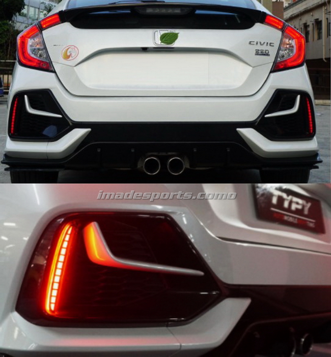 ไฟทับทิมสำหรับกันชนหลัง Civic Hatchback และกันชน TypeR