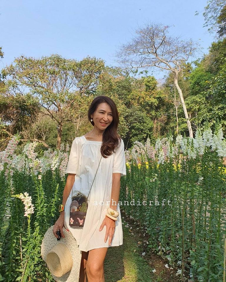 ลูกค้ารีวิว l กระเป๋าสะพายงานควิลท์