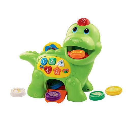 VTech Chomp & Count Dino ของเล่นเสริมทักษะ ไดโนเสาร์หยอดเหรียญ สอนนับเลข ส่งฟรี ems