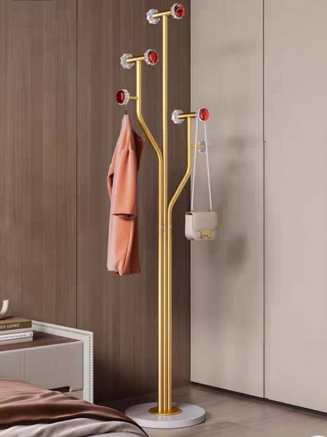 CT233D135 ZEITAKU ราวแขวนเสื้อผ้า ราวแขวนเสื้อผ้าสีทอง ของแต่งบ้าน