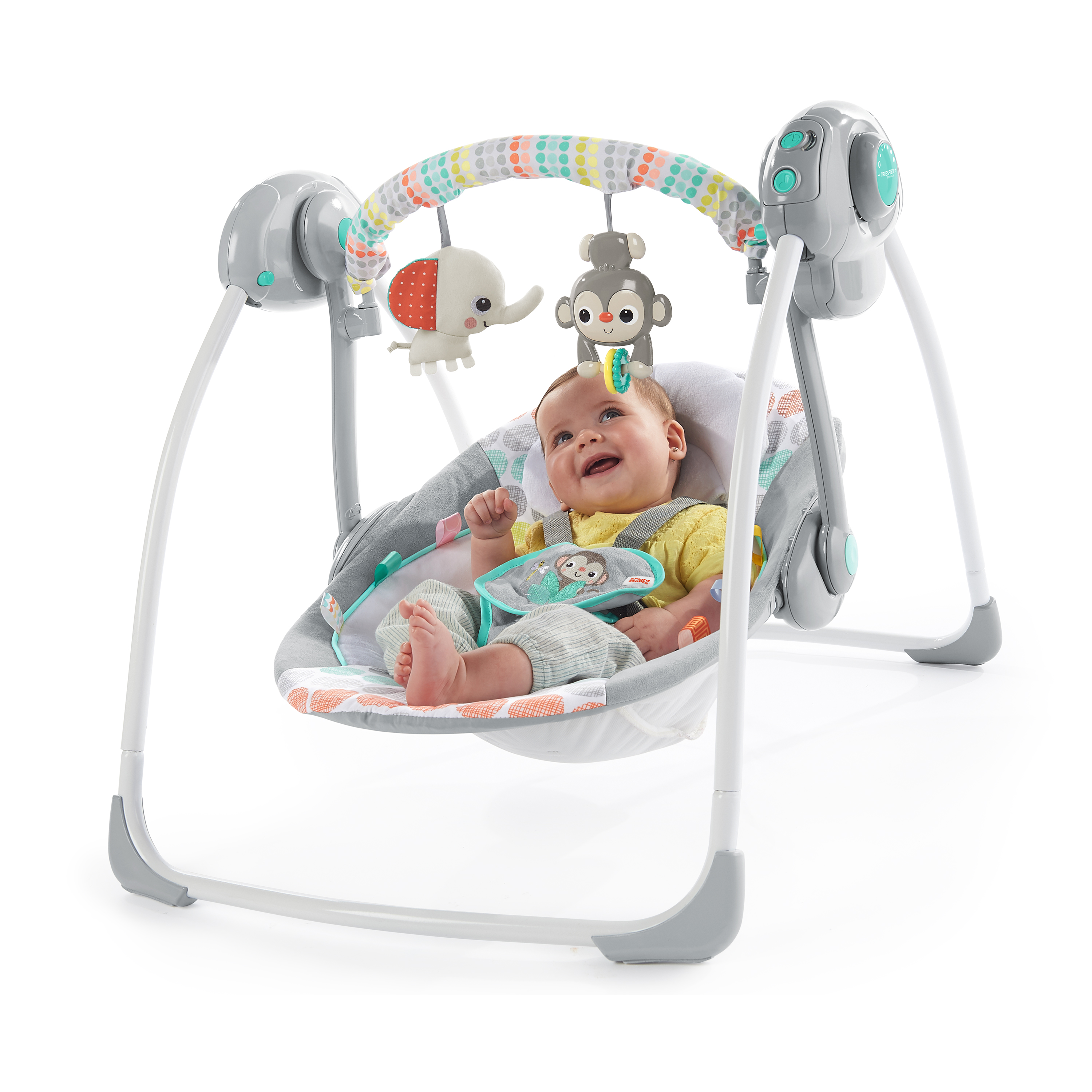 Bright Starts Whimsical Wild Portable Swing เปลไกวเด็ก เปลนอนเด็ก