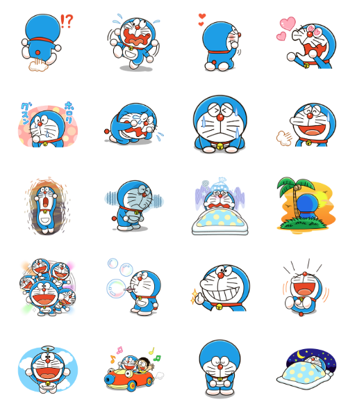 ขายสติกเกอร์ไลน์ โดเรมอน