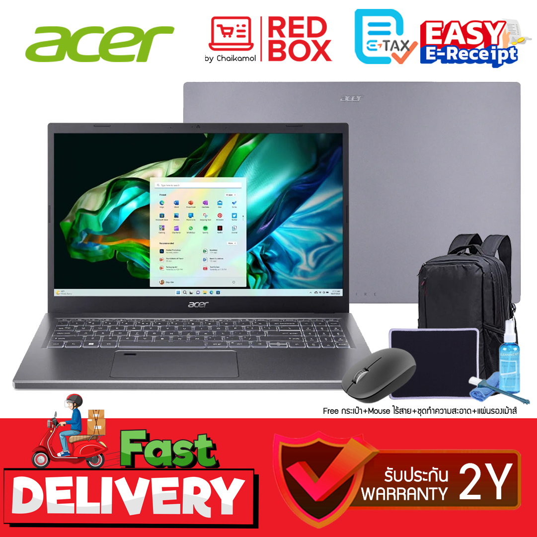 [i7+Ram16GB วินโดร์+ออฟฟิตแท้] Acer Notebook Aspire 5 A515-58P-77QE