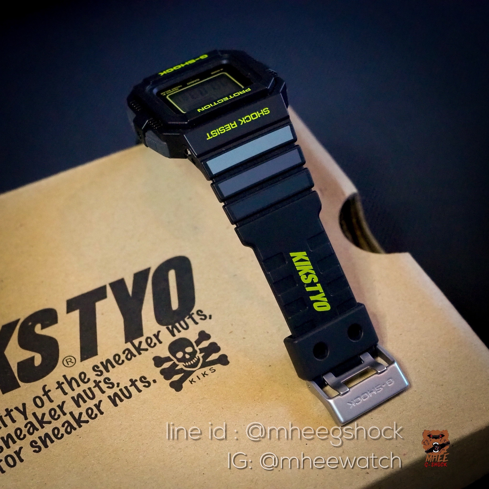 Casio G-Shock G5500 KIKS TYO Japan 25th Air Max 95 Neon