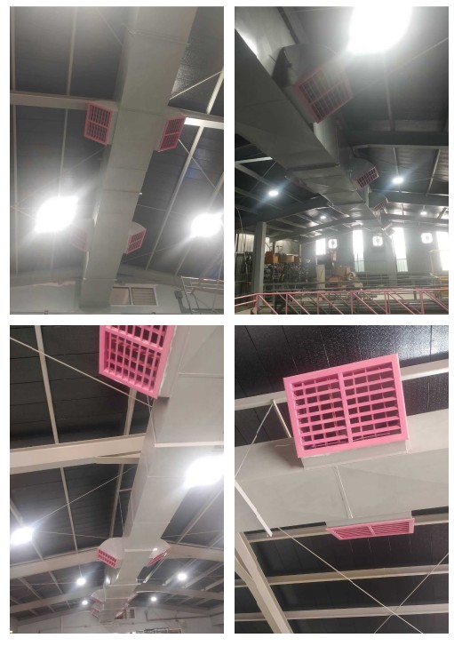 ผลงานการการออกแบบ ติดตั้งระบบระบายอากาศ แก้ไขปัญหาความร้อน