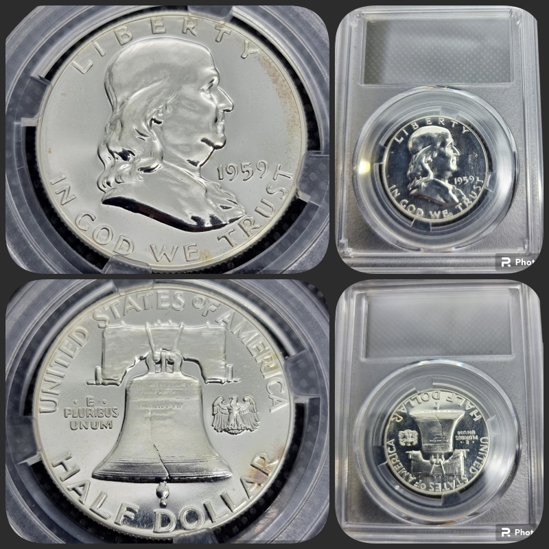 Franklin Half Dollars 1959