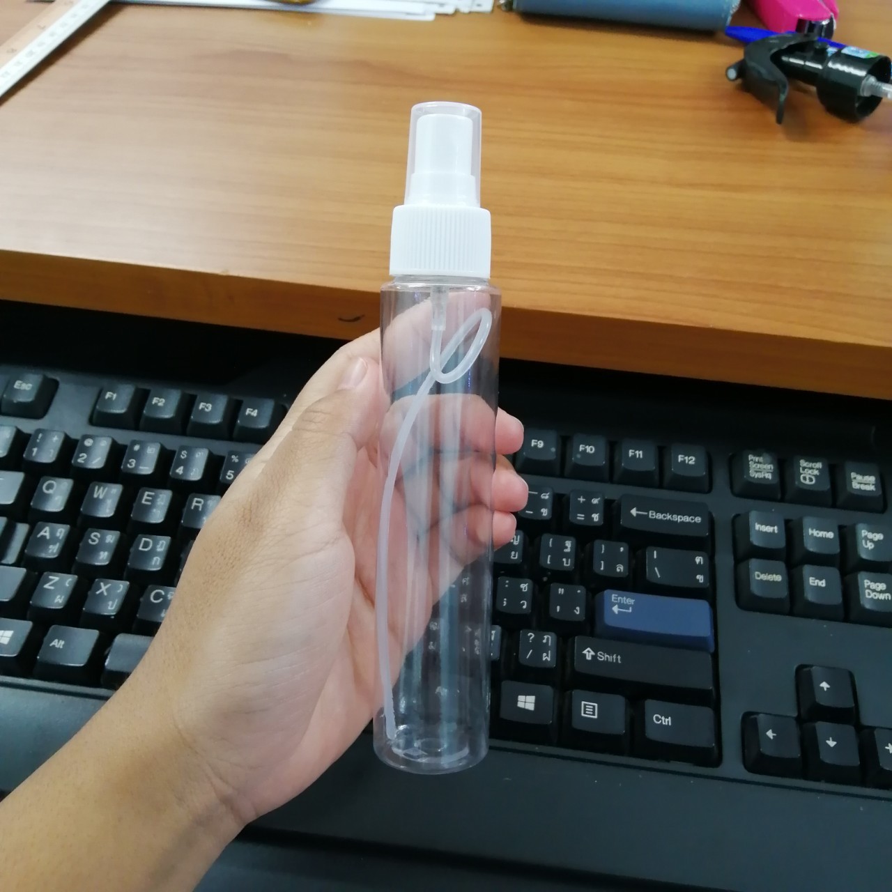 ขวดพลาสติก ขนาด100ml สีใส พร้อมหัวสเปรย์ขาว ขวดสเปรย์ ขวดหัวฉีด ราคาถูก มีของพร้อมส่ง จำนวนมาก