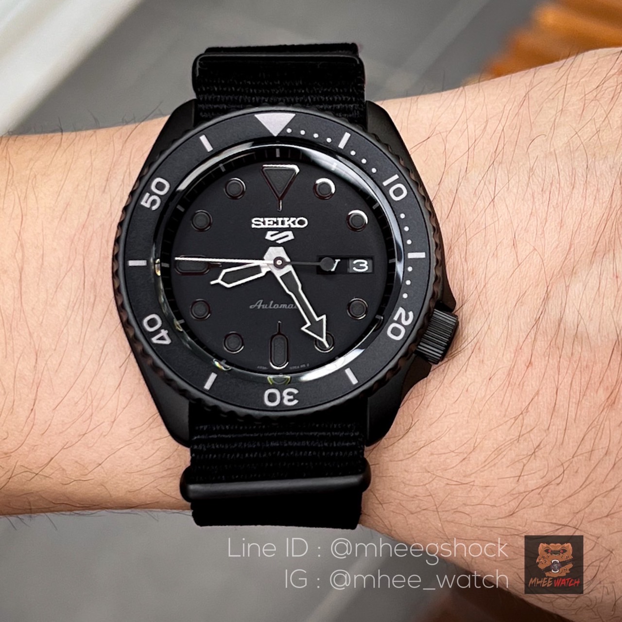 SEIKO Sport Automatic New Logo Super Black OUT JDM JAPAN SET SBSA025 very rare item discontinued