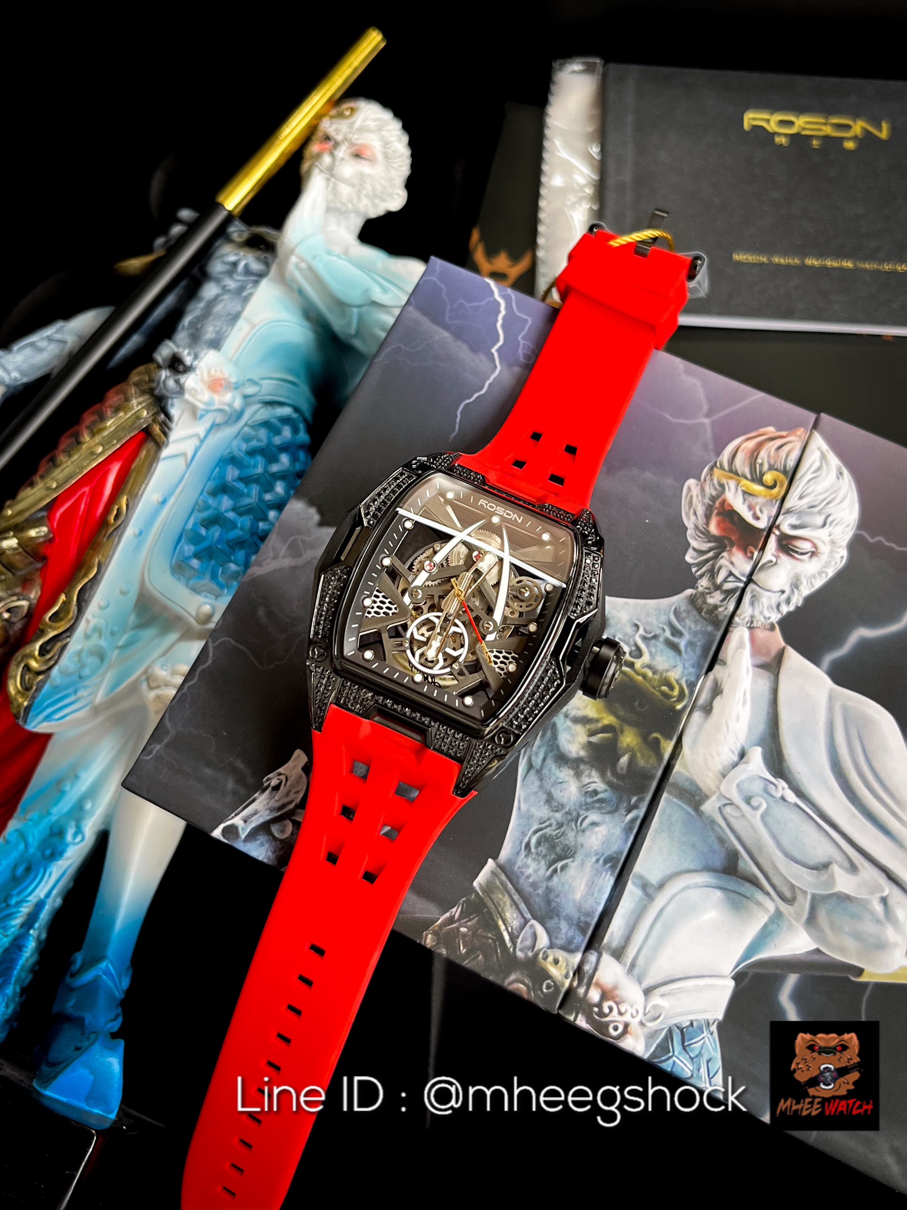 ROSDN Watch Limited – Sun Wukong (ซุนหงอคง) Red & Obsidian Black 
