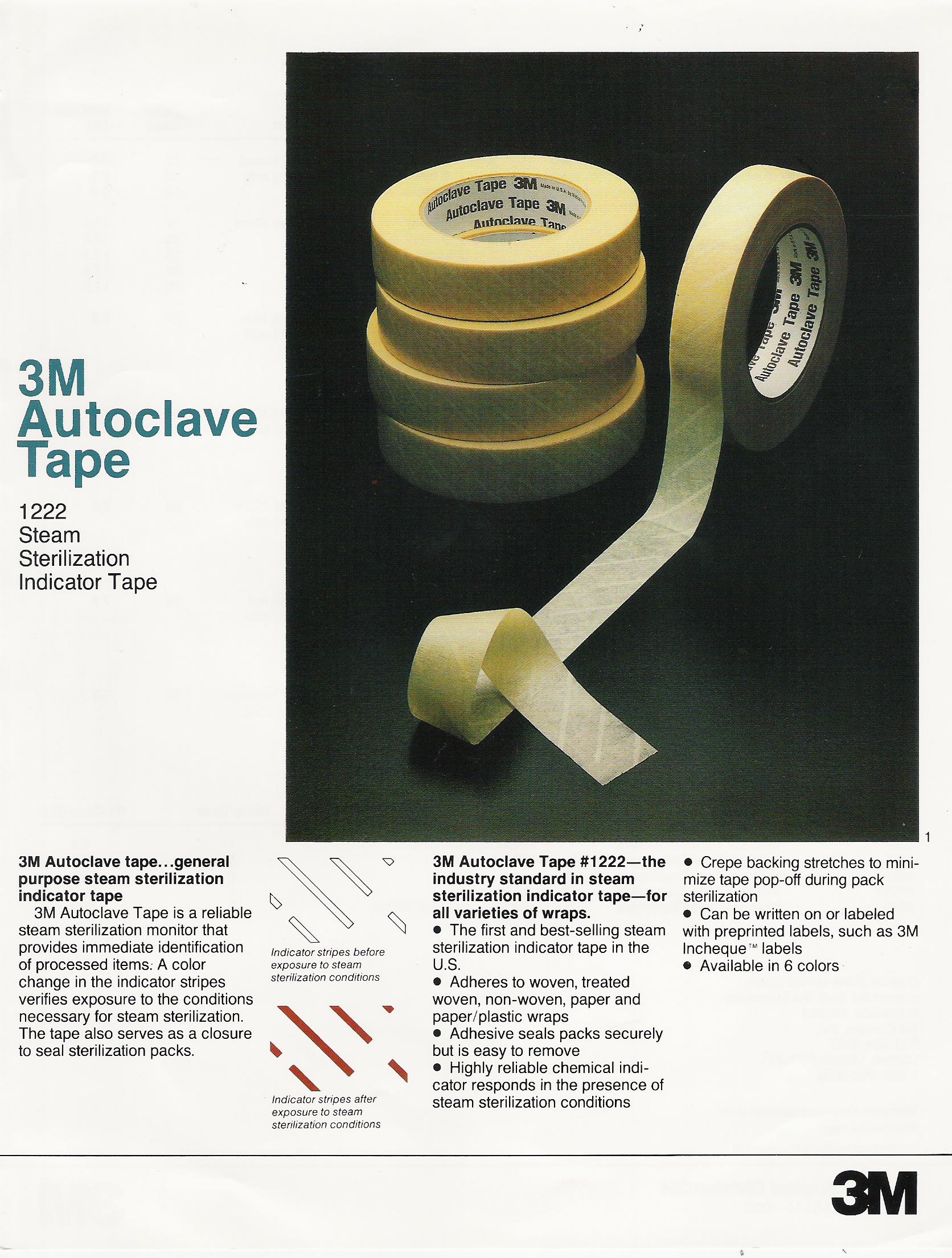 3M ออโตเคปเทป ขนาด 1/2" แบบกระดาษ
