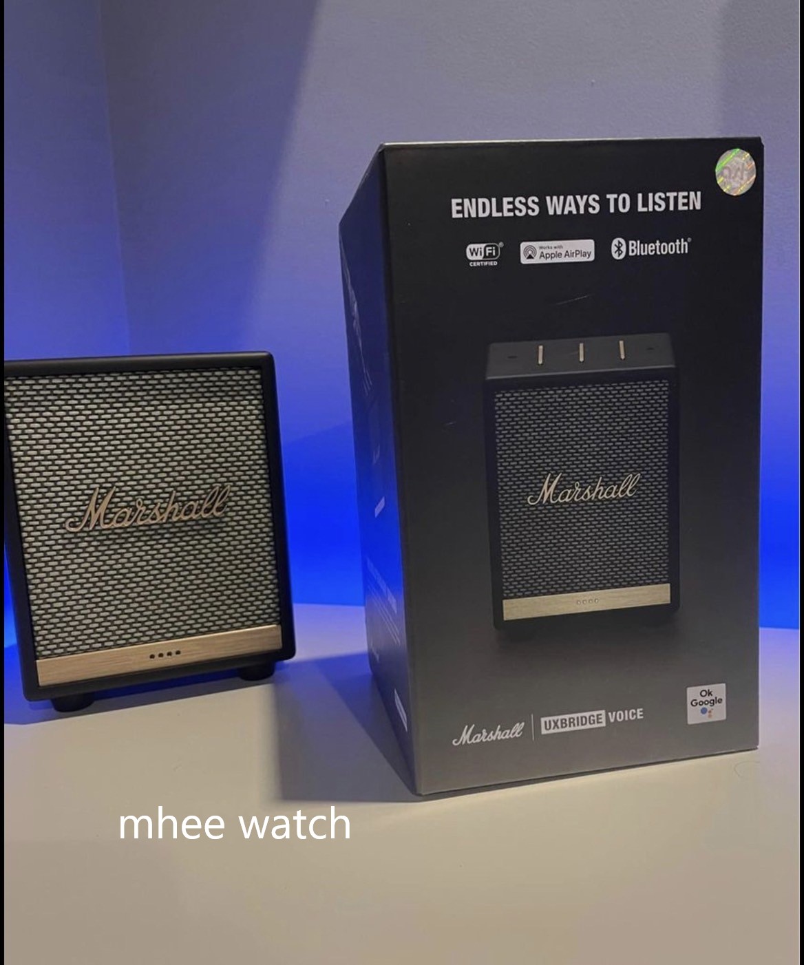 ลำโพง Marshall UXBRIDGE Alexa สั่งงานด้วยเสียงได้ ล้ำมากๆเสียงดีมากๆตัวนี้ ใช้งานผ่านWiFi และBluetooth ได้ ประกันศูนย์ash 1ปี