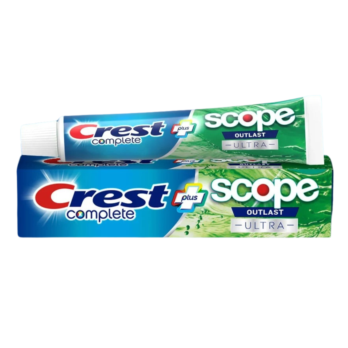 Crest Complete + Scope Outlast Ultra Toothpaste ยาสีฟันลดกลิ่นปาก ลมหายใจสดชื่นยาวนาน