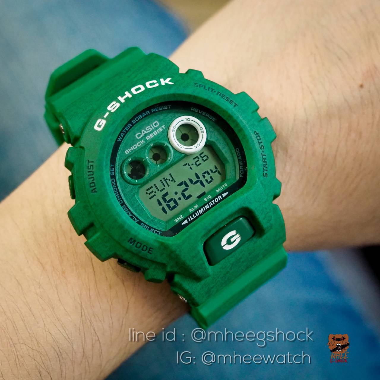 Casio G-Shock Green รุ่น GD-X6900HT-3 รุ่นฮิต ของใหม่ แท้100% ประกันศูนย์ CMG