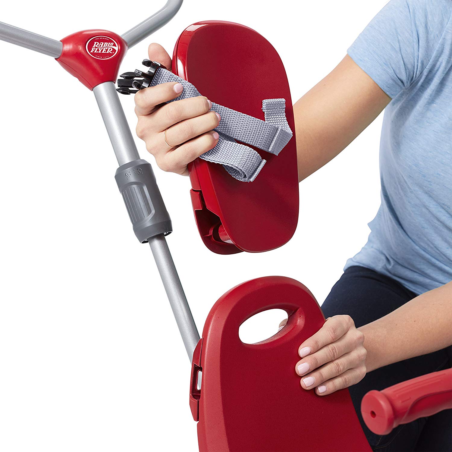 Radio Flyer 4 in 1 Trike, Red จักรยานสามล้อ ใช้ตั้งแต่เด็กเล็กถึงเด็กโต มีที่พักเท้า