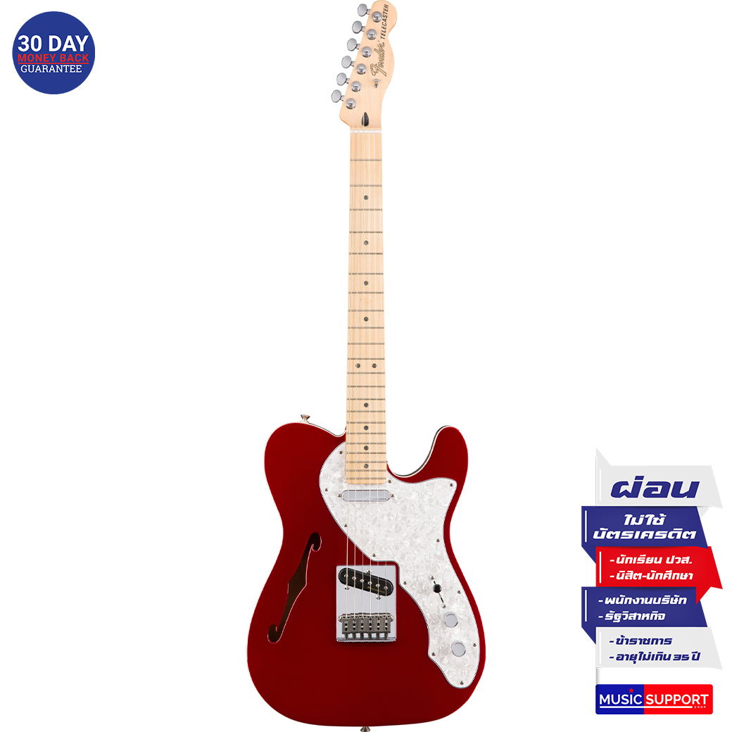 กีตาร์ไฟฟ้า Fender - Deluxe Tele® Thinline - Candy Apple Red