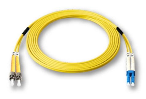 UFP942D31-05 Fiber Optic ST-LC Patch Cord OS2, Duplex Single-mode, (3.0 mm Jacket)/UPC-UPC, Lengths 5 m.