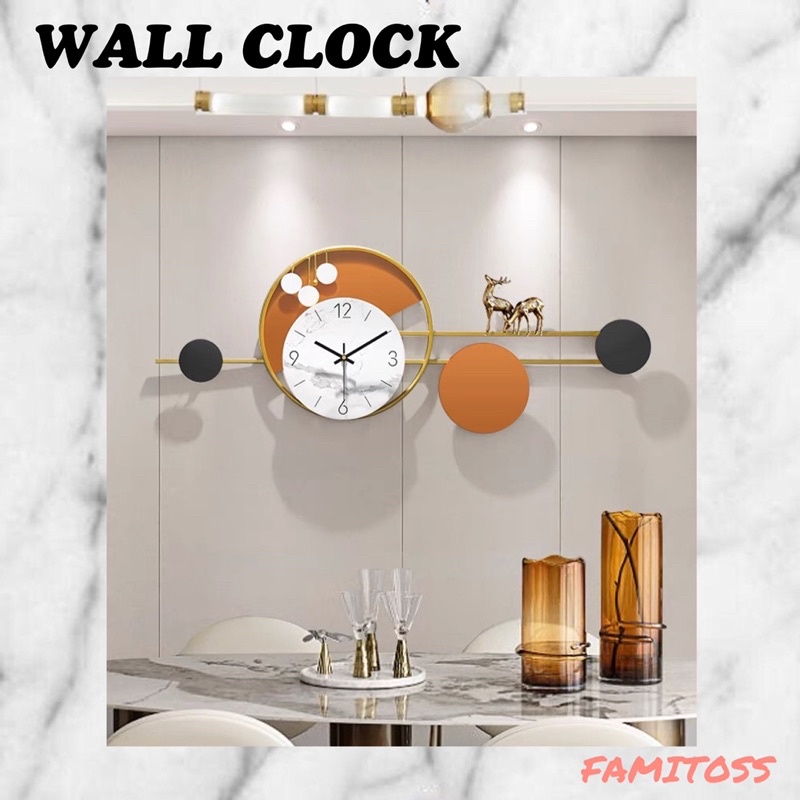 CT117E021 INTERY #นาฬิกาติดผนัง นาฬิกากวาง นาฬิกาModern luxury นาฬิกามงคล นาฬิกาสวยหรู นาฬิกาตกแต่งห้อง