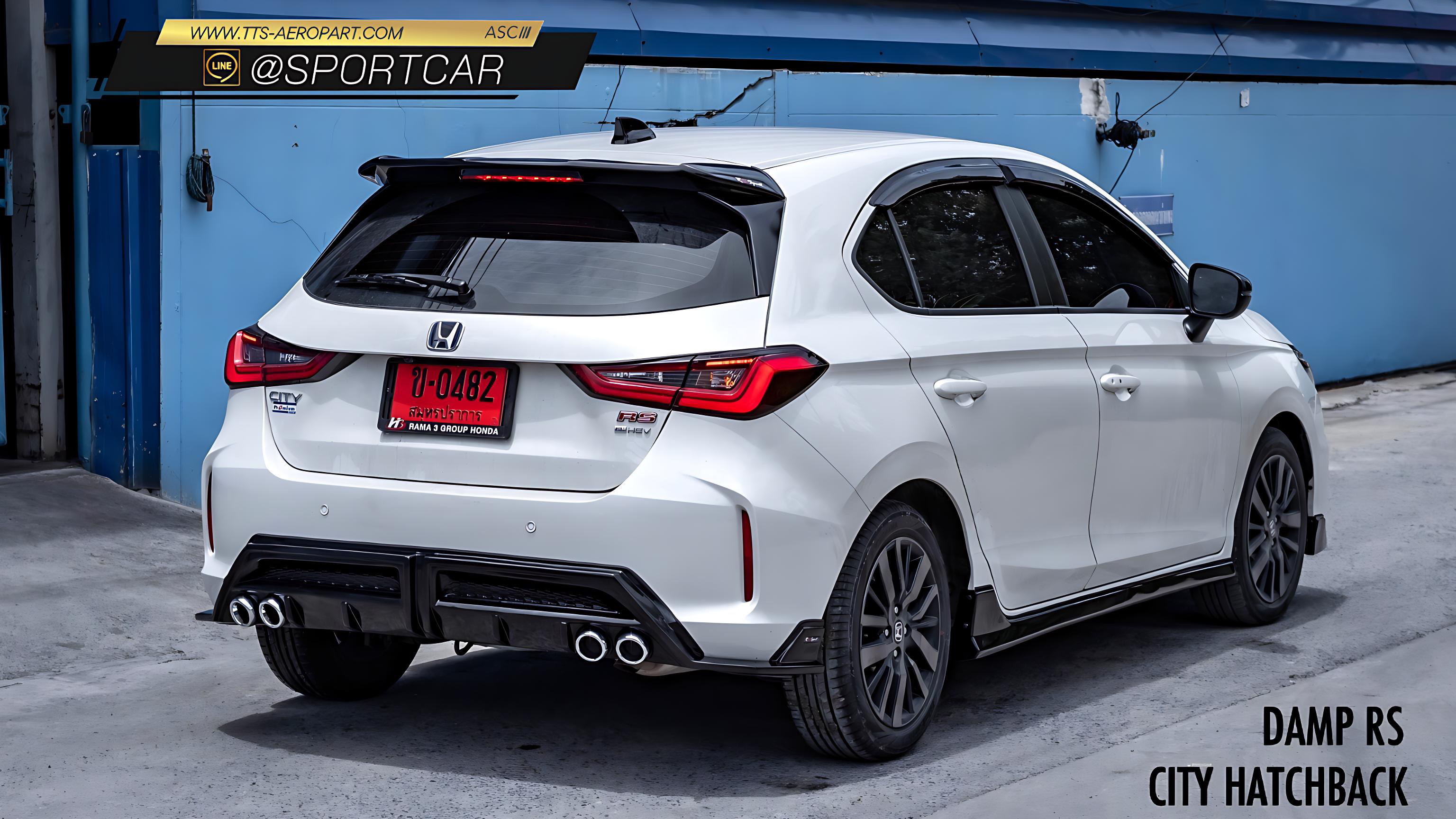 ชุดแต่ง City 5D Hatchback 2020 2021 2022 DAMP RS - ชุดแต่ง city 5 ประตู ฮอนด้าซิตี้ แต่งสวย ลิ้นแต่งรอบคัน City ราคาไม่แรง