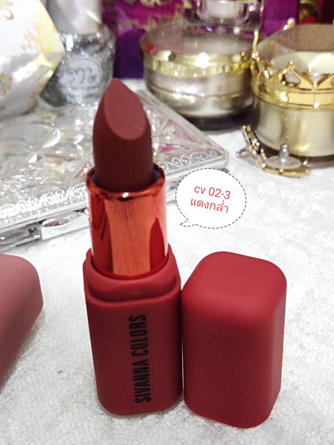 ลิปสติก svn เนื้อแมทฟุ้ง ติดทนนาน มี 6 เฉดสี
