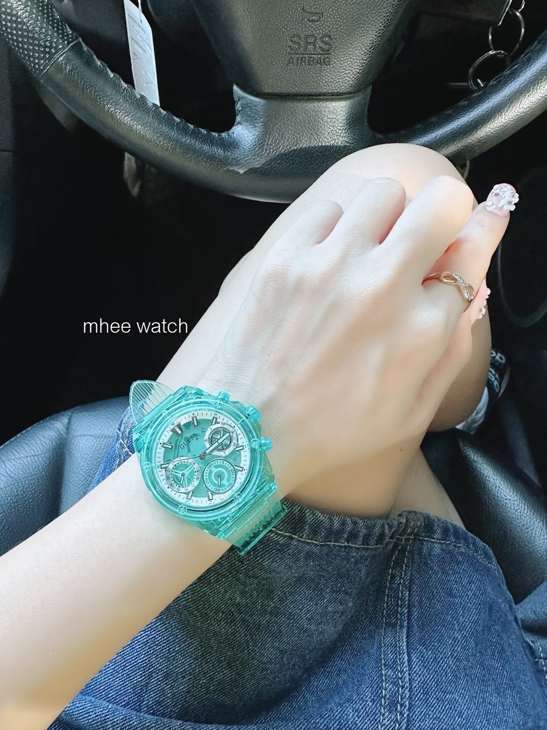 Guess Watch Lady Jelly Beans Blue Hawaii Chronograph