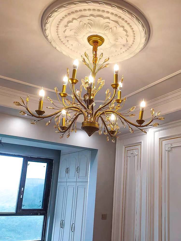 CT214A252 SOTMIA โคมไฟระย้าสไตล์ฝรั่งเศส โคมไฟห้องนั่งเล่นและห้องรับประทานอาหาร Lamp