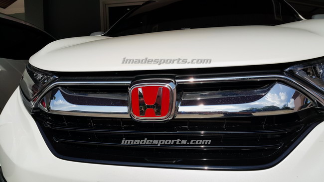 Logo H Type R สปอร์ตหน้า หลัง และพวงมาลัย (ดำ/แดง/ดำ-แดง)