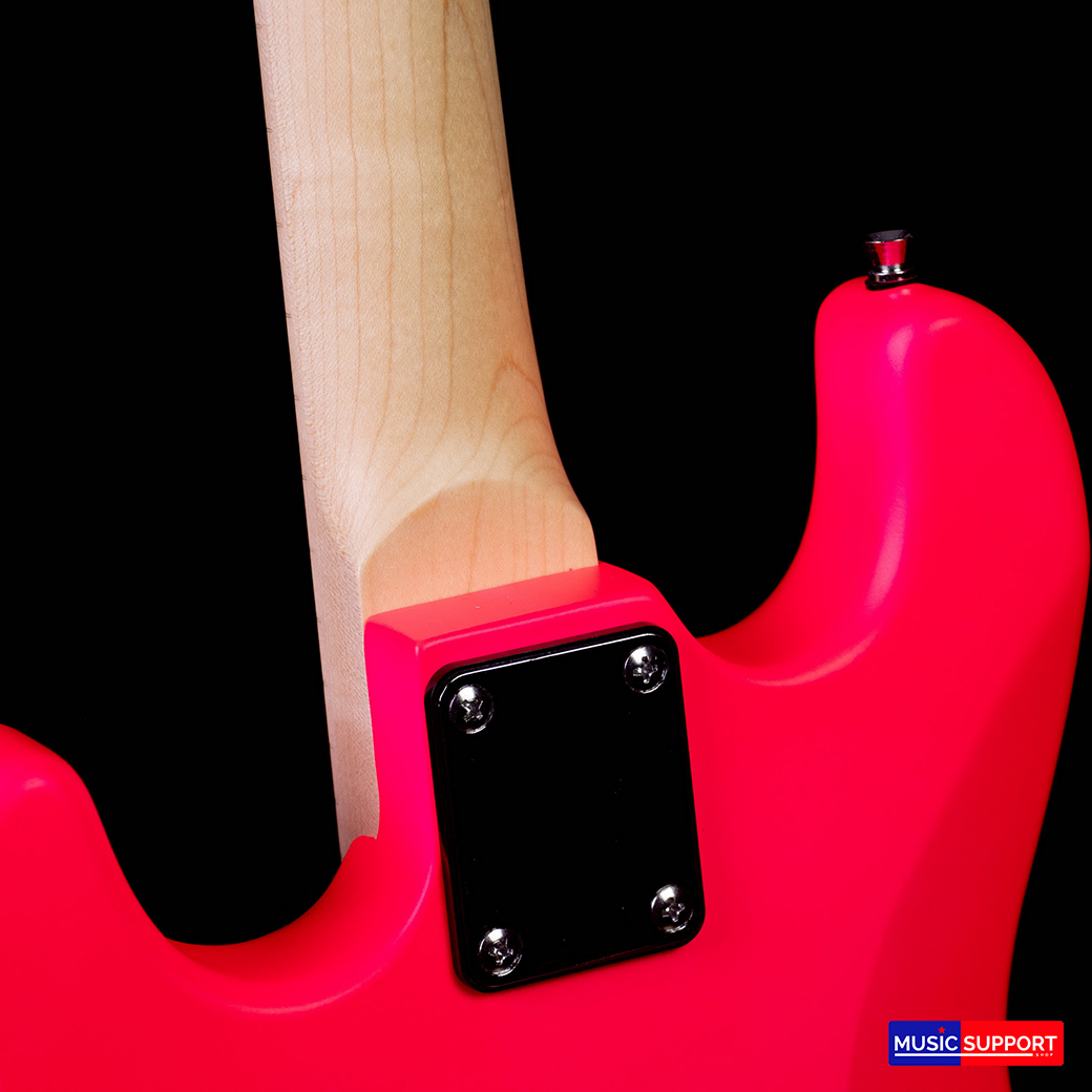 Kazuki Neon Mini ST สี Neon Pink กีตาร์ไฟฟ้า