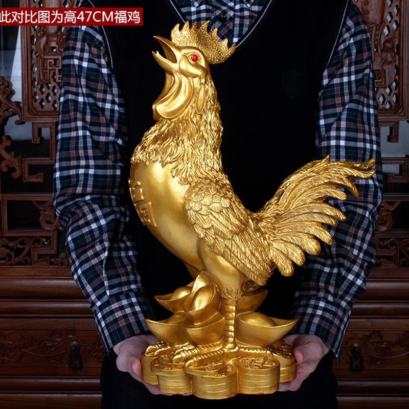 C1020B045 HAOYUN ไก่ต้านพลังลบ ของตกแต่งบ้าน ของมงคล ไก่ตกแต่งบ้าน ของขวัญมงคล ของมงคลตกแต่งบ้าน ของมงคลในบ้าน
