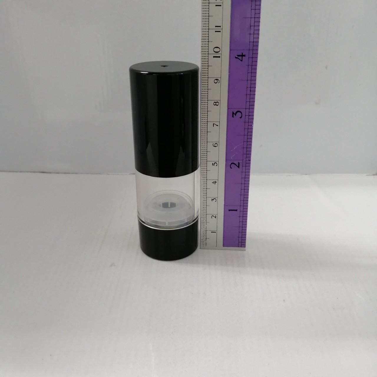 ขวดปั้มเจลขนาด15ml สูง9.4cm กว้าง3.2cm รุ่นva-03 ดำชุด ขวดปั้มเจลสูญญากาศ ขวดปั้มเนื้ออะคริลิค ราคาถูก พร้อมส่ง