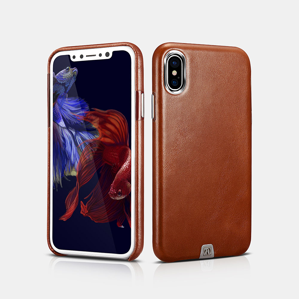 เคสหนัง iCarer iPhone X Transformer Vintage Back Cover Cowhide Leather Case รุ่น RIX08