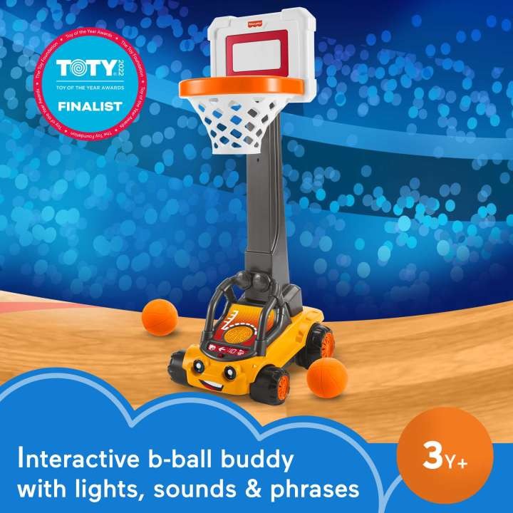 แป้นบาสเก็ตบอลเคลื่อนที่ Fisher-Price B.B. Hoopster Electronic Basketball Toy
