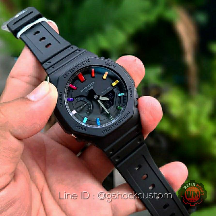 G-Shock Casioak หน้าAP GA-2100-1A1 Custom