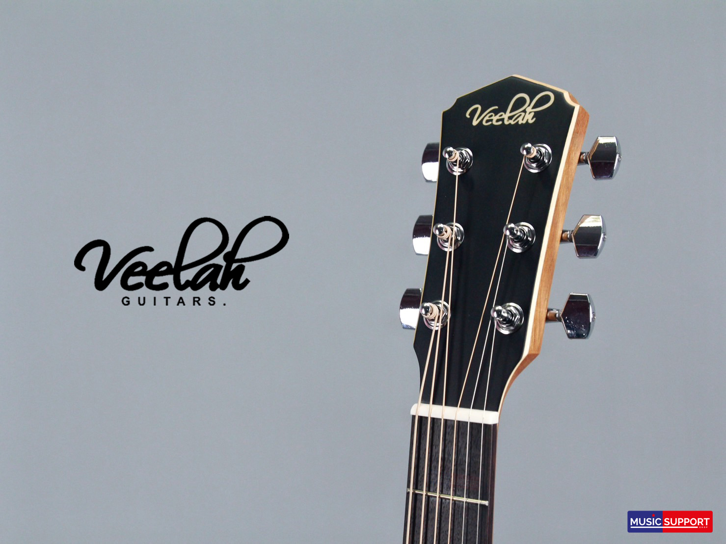 Veelah V1-DCE กีตาร์โปร่งไฟฟ้า + กระเป๋า