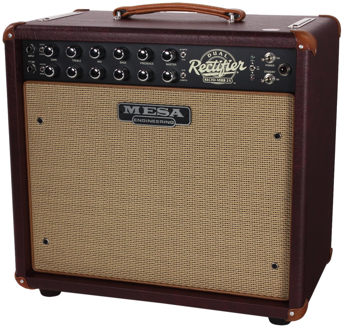 แอมป์กีต้าร์ไฟฟ้าMESA RECTOVERB 25 COMBO-WINE