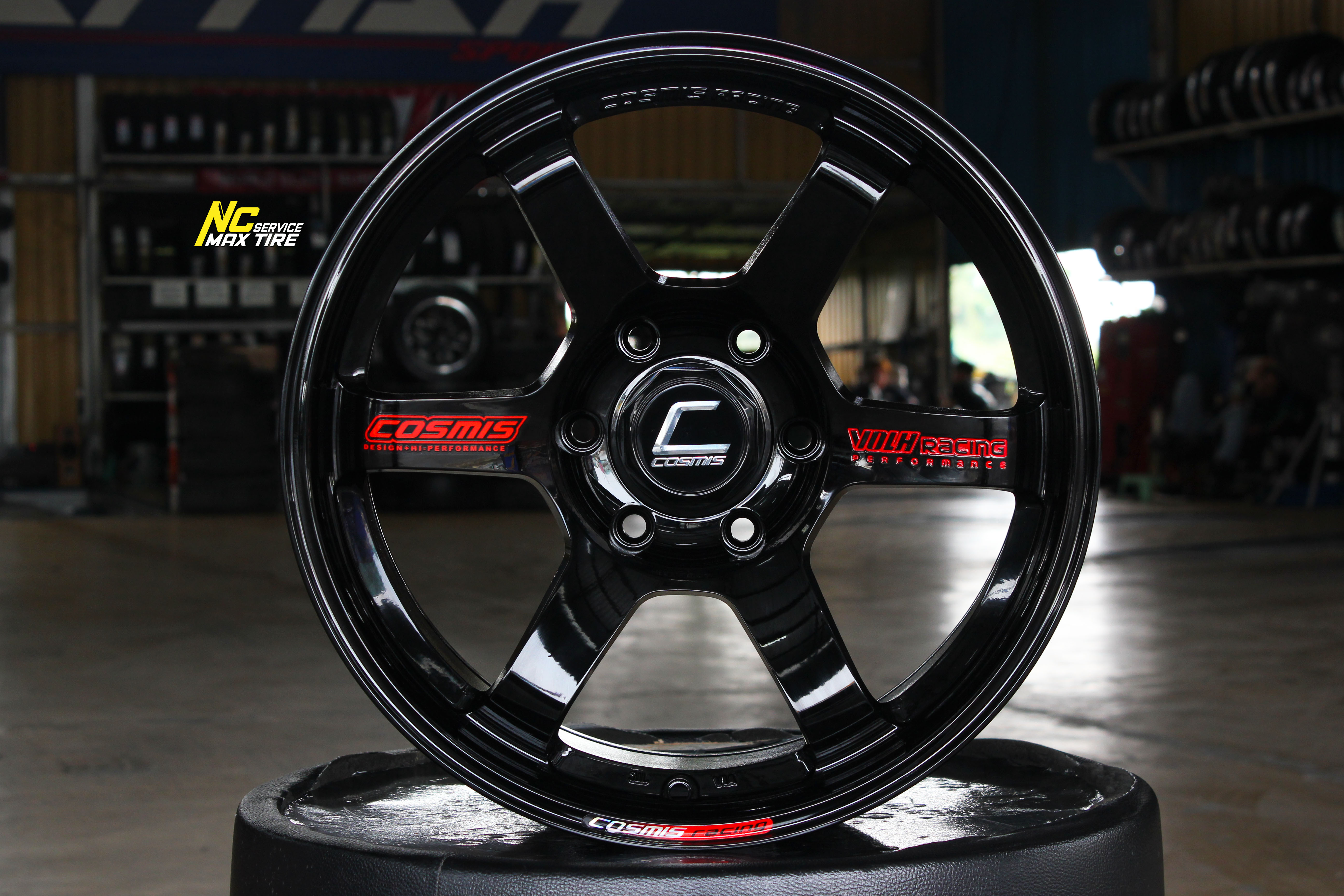 ล้อแม็กขอบ18 / Cosmis / RG-06SR / ล้อแม็กสีดำพิเศษ / DEEP BLACK / ล้อแม็กสำหรับรถกระบะ / SUV / PPV / ล้อแม็กสวยๆ / NC