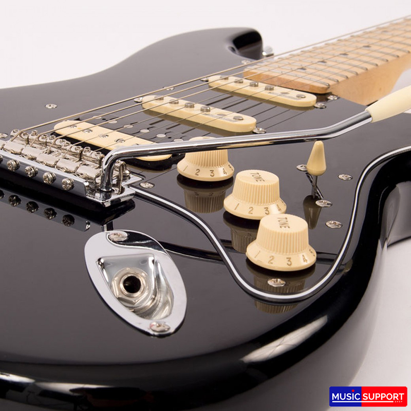 VINTAGE ELECTRIC GUITAR - HSS - BOULEVARD BLACK