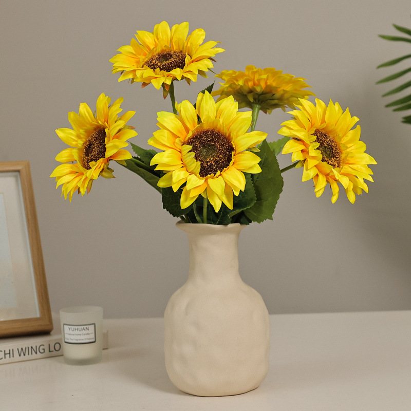 ดอกทานตะวัน SUNFLOWER ดอกไม้ปลอม ดอกไม้ประดิษฐ์ ดอกไม้ตั้งโต๊ะ ST503E816