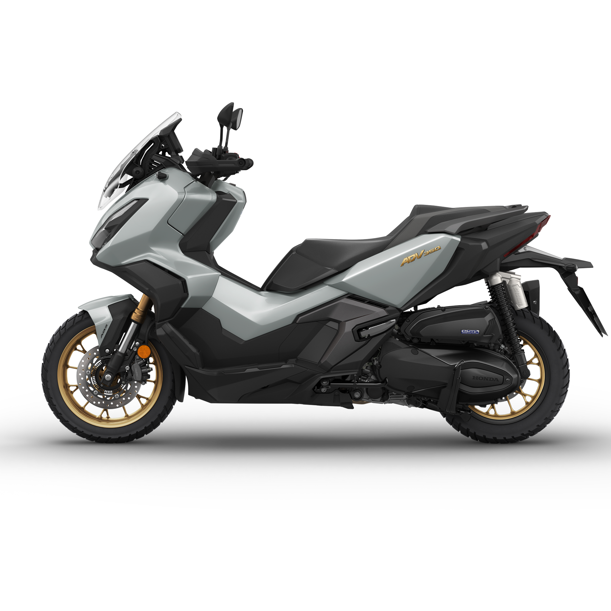 Honda ADV350 RoadSync type สตาร์มือ ดิสก์เบรก ABS ล้อแม็ก มี 3 สี เทา-ดำ (G-B), ดำ (BLK), แดง-ดำ (R-B)