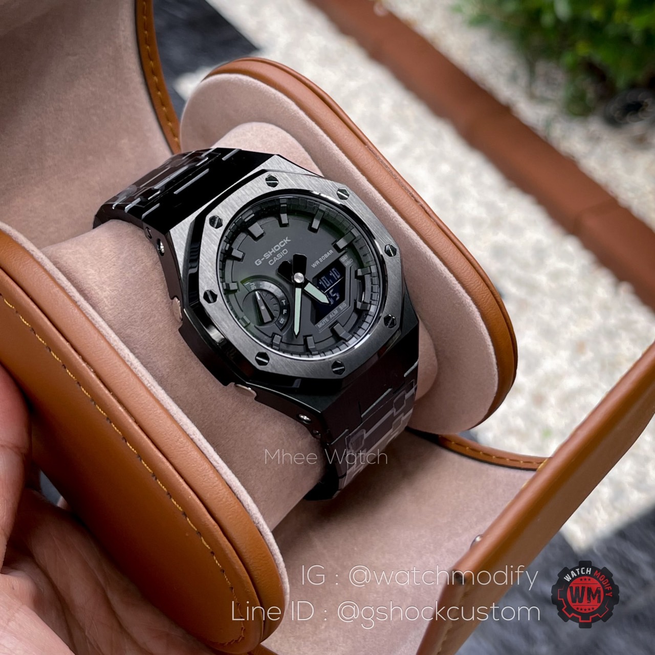 G-Shock All in Black Casioak Gen3 AP Style รุ่น GA-2100-1A1 Steel