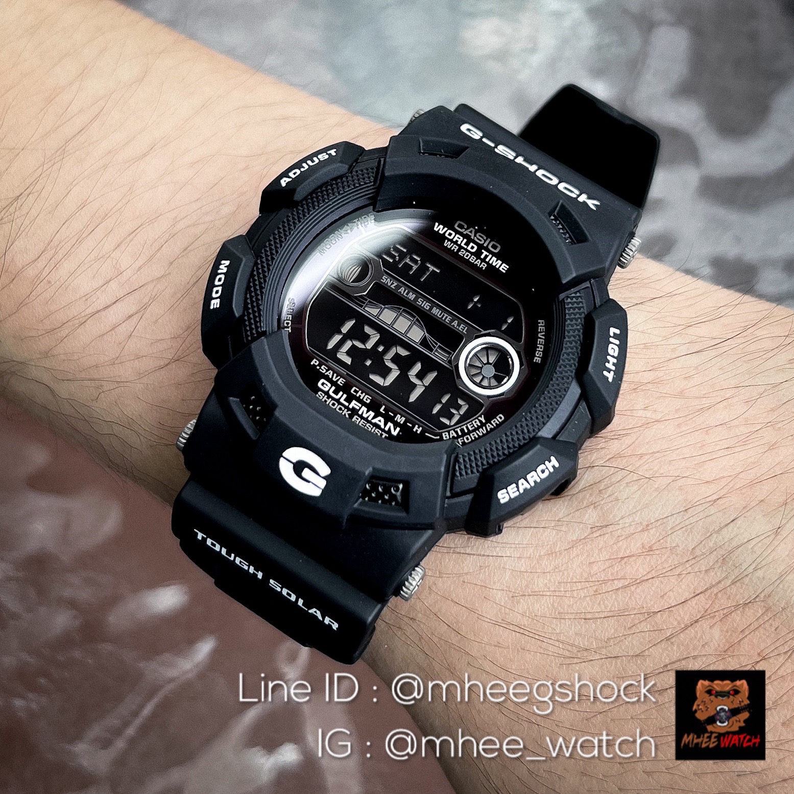 G-Shock Black Street Wear รุ่น GR-9110BW-1DR ของแท้ ประกันศูนย์ 