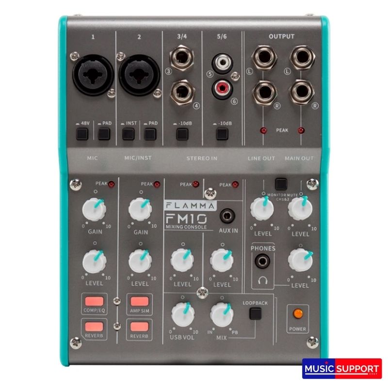 Flamma FM10 Digital Mixer with DSP