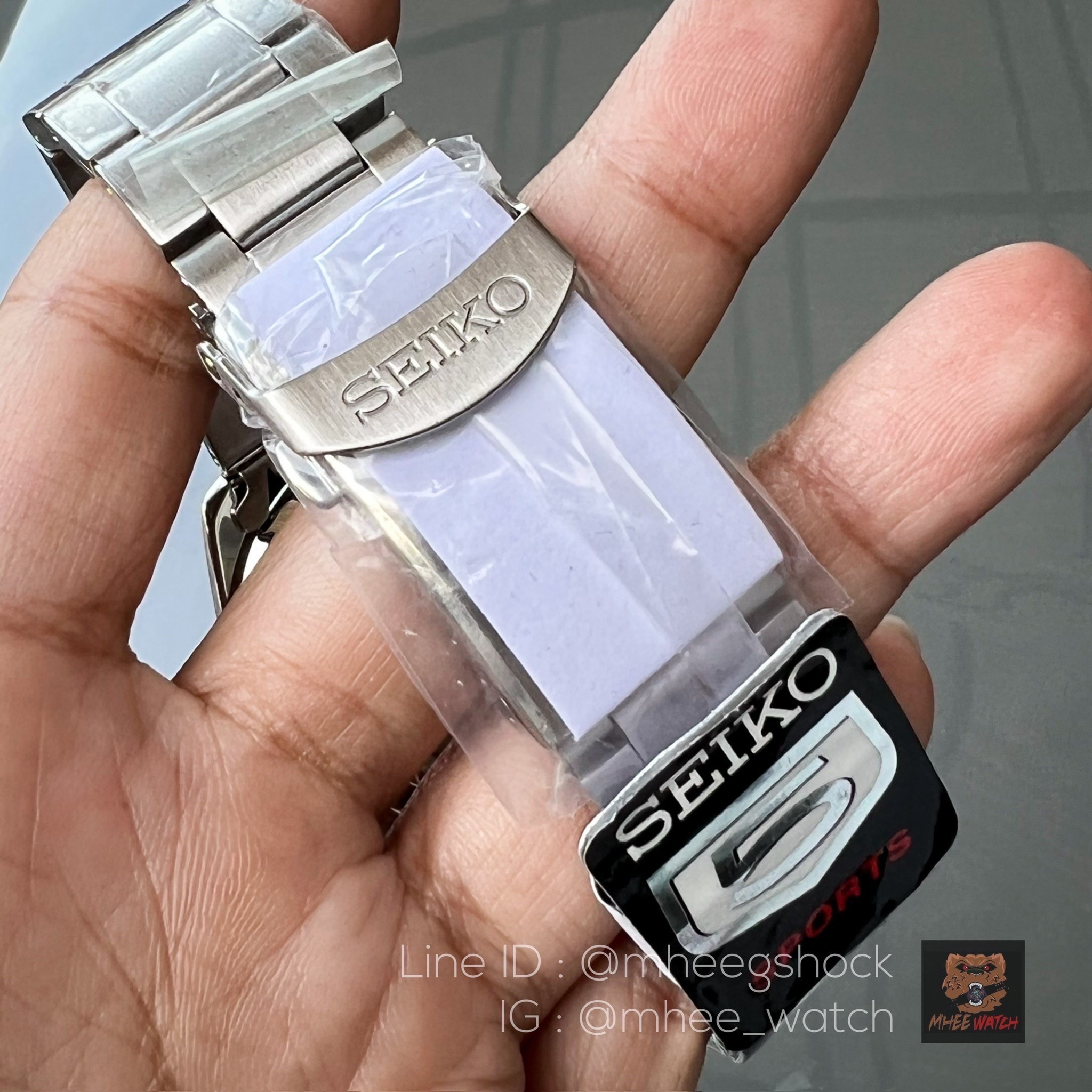 Seiko 5Sport Automatic Very Rare item ฉายาส้มดับเพลิง เลิกผลิตแล้วหายากมาก