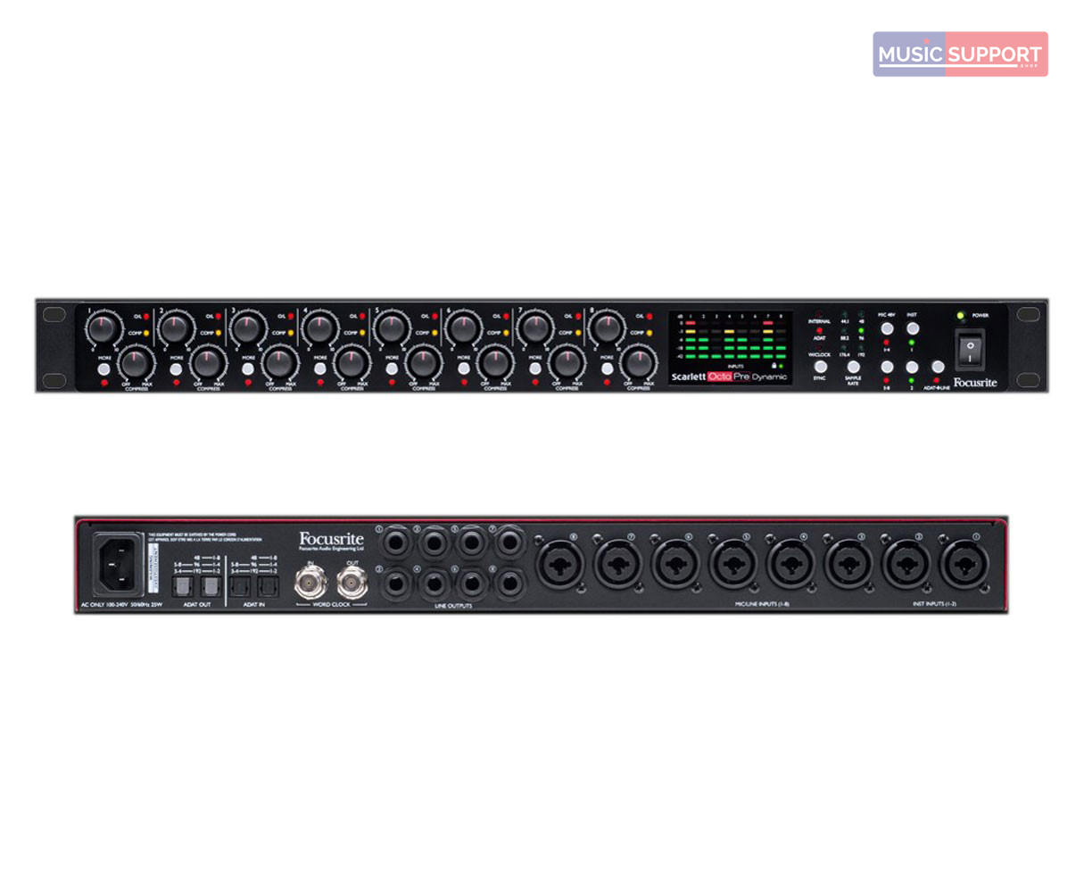 ซาวด์การ์ด Focusrite Scarlett Octopre Dynamic