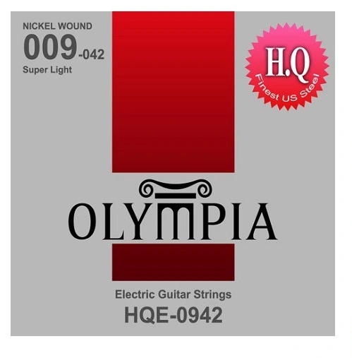 Olympia HQE-0942 สายกีตาร์ไฟฟ้าแบบชุด เบอร์ 9 แบบ Nickel Wound