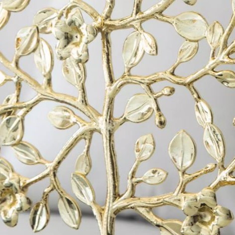 CT188B129 FAMITOSS ต้นไม้เงิน โมเดลสีทอง ของตกแต่ง ของขวัญขึ้นบ้านใหม่