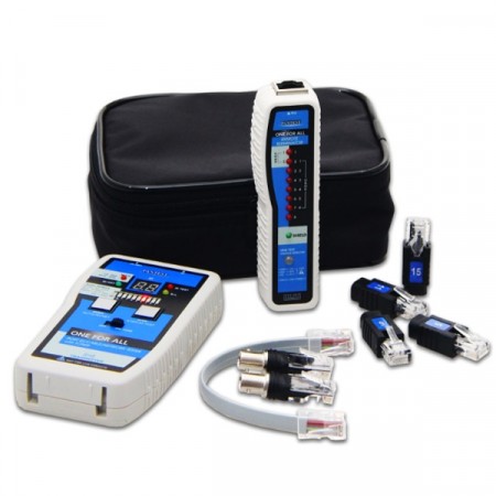 Link US-8012 All-on-one NET Finder 25 & Tester (included 25 remote) For Coaxial (BNC Connector) and RJ-45