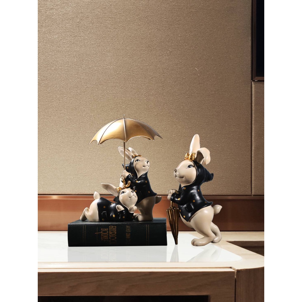 CT151B104 FAMITOSS กระต่าย โมเดลกระต่าย โมเดลแต่งบ้าน Rabbit