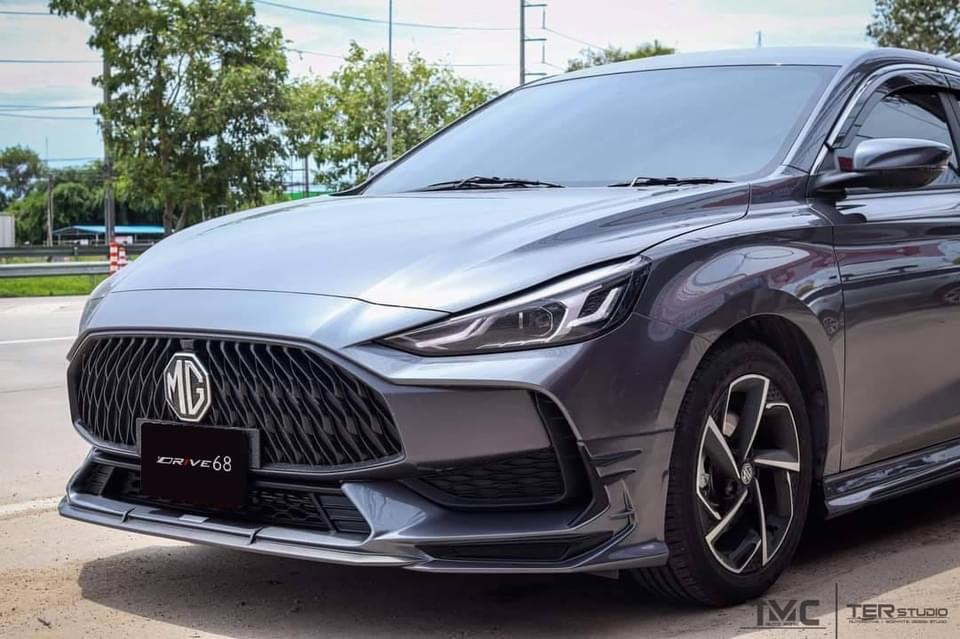 ชุดแต่ง MG5 2022 2021 Drive68 แต่งสวย , mg5 แต่งสวย, สเกิร์ตรอบคัน MG5, ของแต่ง MG5 2021