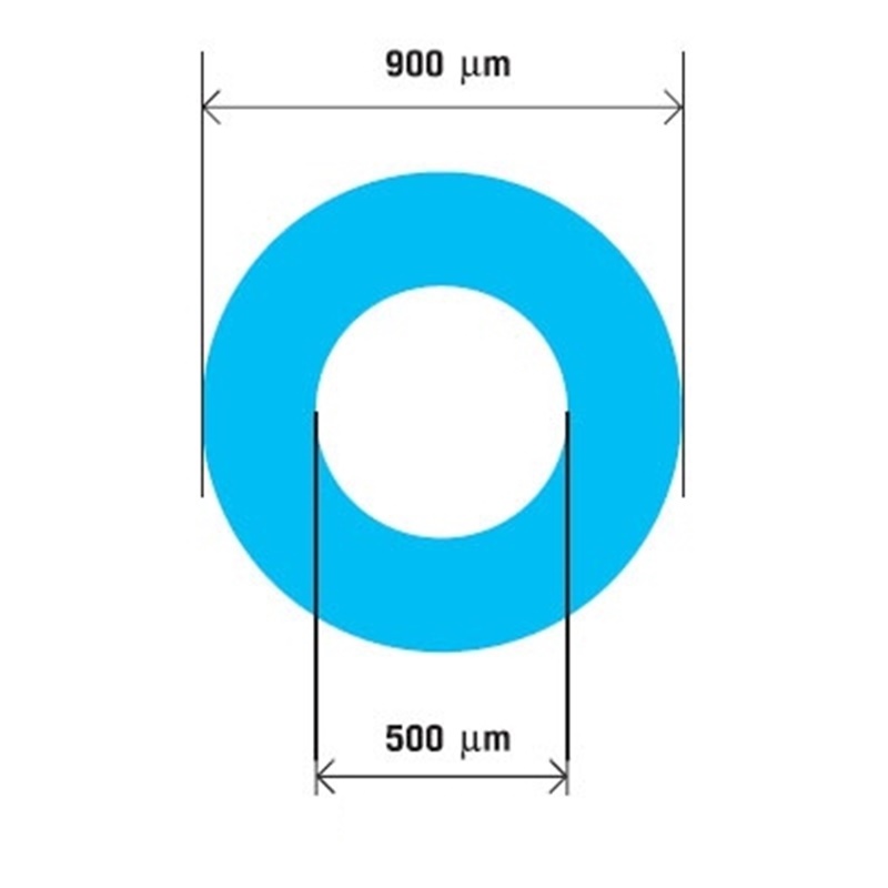 UFC6200 CLEAR 900 μm, Buffer TUBE [1000 M./Roll]